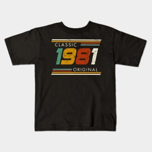 Classic 1981 Original Vintage Kids T-Shirt